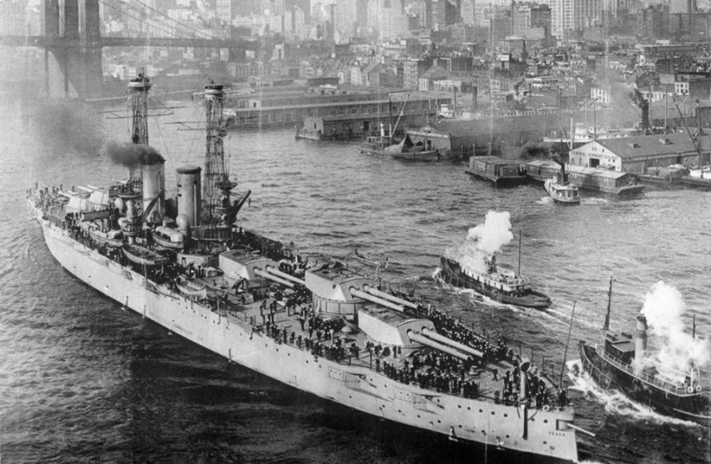 Иллюстрация к книге — Линейные корабли Соединенных Штатов Америки. Часть II. Линкоры типов “New York”, “Oklahoma” и “Pennsylvania” [pic_121.jpg]