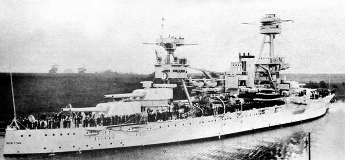 Иллюстрация к книге — Линейные корабли Соединенных Штатов Америки. Часть II. Линкоры типов “New York”, “Oklahoma” и “Pennsylvania” [pic_132.jpg]