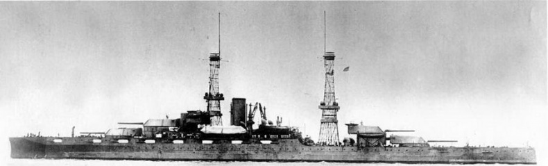 Иллюстрация к книге — Линейные корабли Соединенных Штатов Америки. Часть II. Линкоры типов “New York”, “Oklahoma” и “Pennsylvania” [pic_191.jpg]