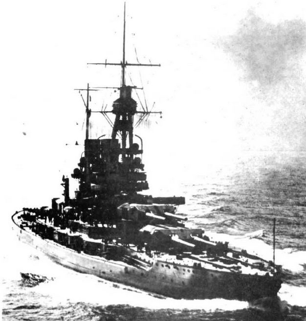 Иллюстрация к книге — Линейные корабли типа "Баерн". Последние дредноуты империи кайзера Вильгельма II. [img_100.jpg]