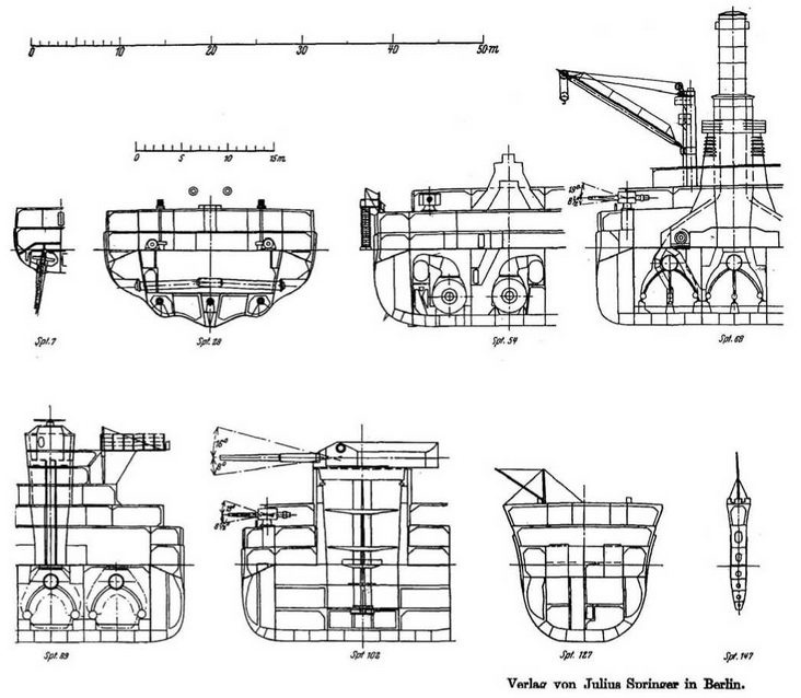 Иллюстрация к книге — Линейные корабли типа "Баерн". Последние дредноуты империи кайзера Вильгельма II. [img_32.jpg]