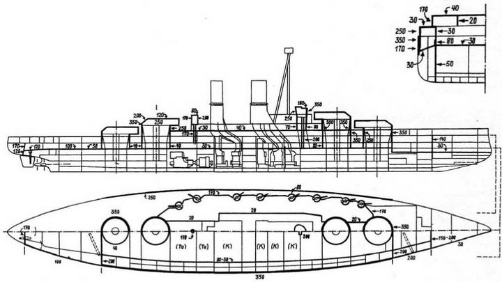 Иллюстрация к книге — Линейные корабли типа "Баерн". Последние дредноуты империи кайзера Вильгельма II. [img_38.jpg]