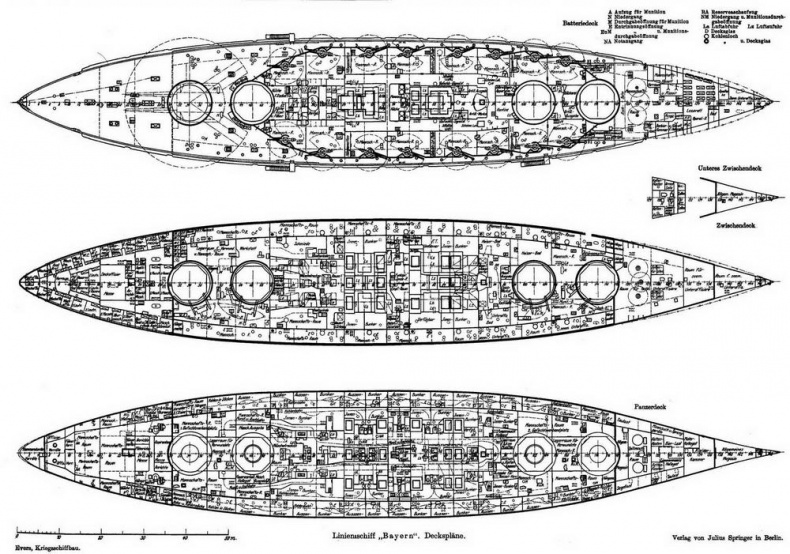 Иллюстрация к книге — Линейные корабли типа "Баерн". Последние дредноуты империи кайзера Вильгельма II. [img_42.jpg]