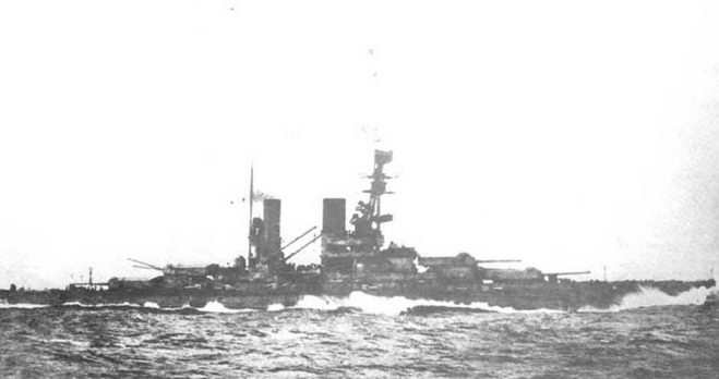 Иллюстрация к книге — Линейные корабли типа "Баерн". Последние дредноуты империи кайзера Вильгельма II. [img_80.jpg]