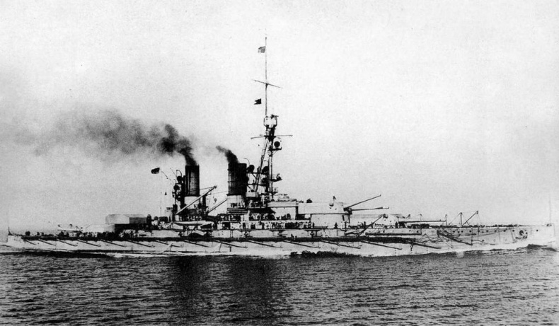 Иллюстрация к книге — Линейные корабли типа "Баерн". Последние дредноуты империи кайзера Вильгельма II. [img_98.jpg]