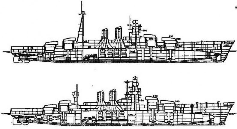 Иллюстрация к книге — Линейные корабли типа "Конте ди Кавур" [img_26.jpg]