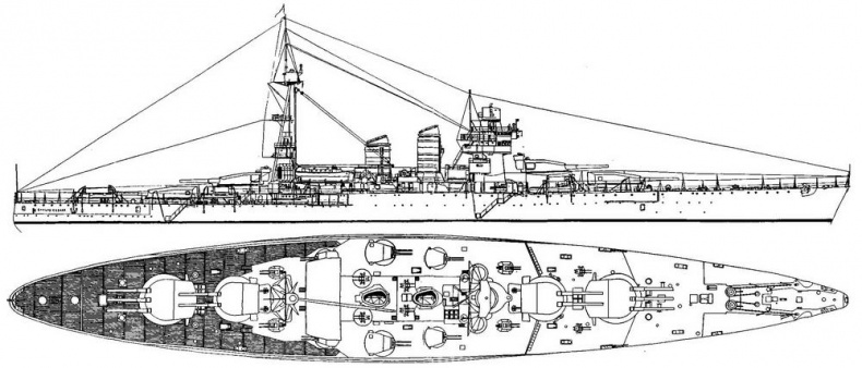 Иллюстрация к книге — Линейные корабли типа "Конте ди Кавур" [img_28.jpg]