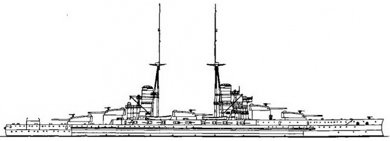 Иллюстрация к книге — Линейные корабли типа "Конте ди Кавур" [img_6.jpg]