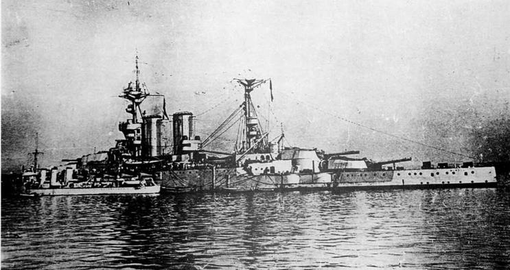 Иллюстрация к книге — Линейные корабли типа “Куин Элизабет” [img_118.jpg]