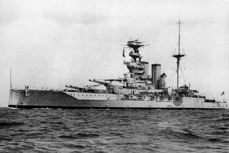 Иллюстрация к книге — Линейные корабли типа “Куин Элизабет” [img_124.jpg]