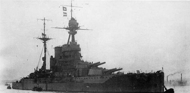 Иллюстрация к книге — Линейные корабли типа “Куин Элизабет” [img_126.jpg]