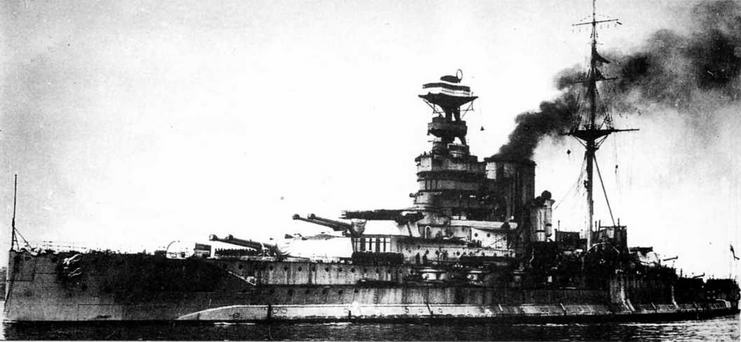 Иллюстрация к книге — Линейные корабли типа “Куин Элизабет” [img_138.jpg]