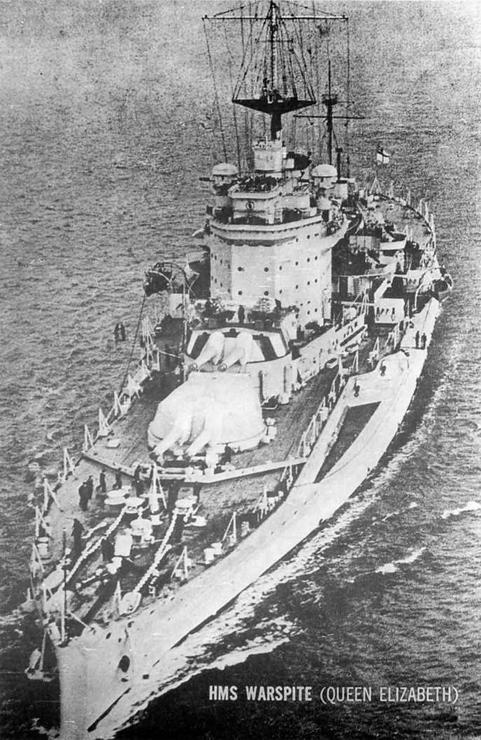 Иллюстрация к книге — Линейные корабли типа “Куин Элизабет” [img_165.jpg]