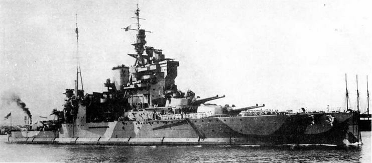 Иллюстрация к книге — Линейные корабли типа “Куин Элизабет” [img_172.jpg]