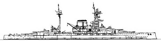 Иллюстрация к книге — Линейные корабли типа “Куин Элизабет” [img_81.jpg]
