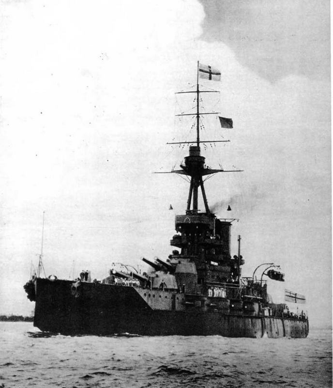 Иллюстрация к книге — Линейные корабли типа “Орион”. 1908-1930 гг. [img_158.jpg]