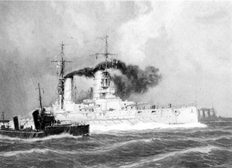 Иллюстрация к книге — Линейные корабли типов “Кайзер” и “Кениг”. 1909-1918 гг. [img_98.jpg]