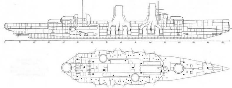 Иллюстрация к книге — Линейные крейсера “Фон дер Танн”, “Мольтке”, “Гебен” и “Зейдлиц”. 1907-1918 гг. [any2fbimgloader41.jpg]