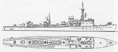 Иллюстрация к книге — Миноносцы и эскортные корабли Германии. 1927-1945 гг. [pic_38.jpg]