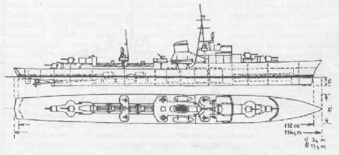Иллюстрация к книге — Миноносцы и эскортные корабли Германии. 1927-1945 гг. [pic_52.jpg]