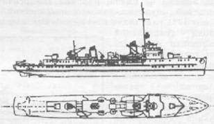 Иллюстрация к книге — Миноносцы и эскортные корабли Германии. 1927-1945 гг. [pic_63.jpg]