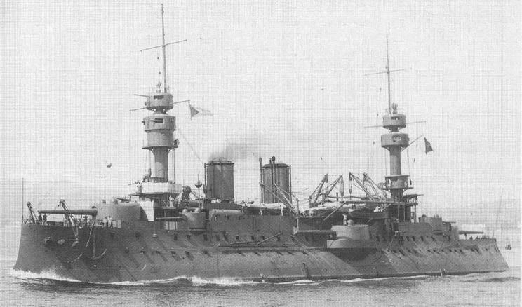 Иллюстрация к книге — Образцовые броненосцы Франции. Часть I. “Жорегибери”. 1891-1934 гг. [img_103.jpg]