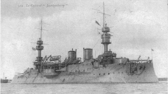 Иллюстрация к книге — Образцовые броненосцы Франции. Часть I. “Жорегибери”. 1891-1934 гг. [img_106.jpg]