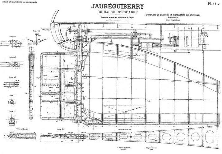 Иллюстрация к книге — Образцовые броненосцы Франции. Часть I. “Жорегибери”. 1891-1934 гг. [img_21.jpg]