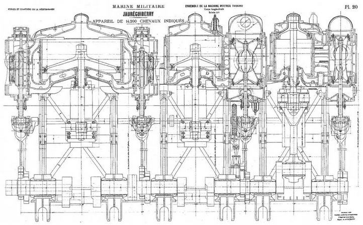 Иллюстрация к книге — Образцовые броненосцы Франции. Часть I. “Жорегибери”. 1891-1934 гг. [img_27.jpg]