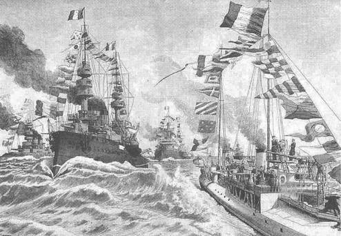 Иллюстрация к книге — Образцовые броненосцы Франции. Часть I. “Жорегибери”. 1891-1934 гг. [img_54.jpg]