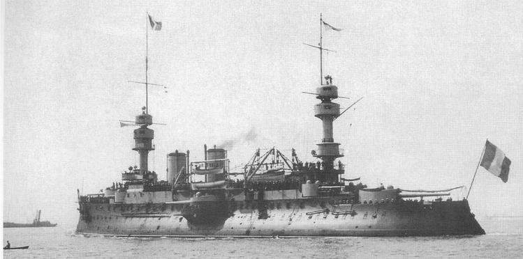 Иллюстрация к книге — Образцовые броненосцы Франции. Часть I. “Жорегибери”. 1891-1934 гг. [img_81.jpg]