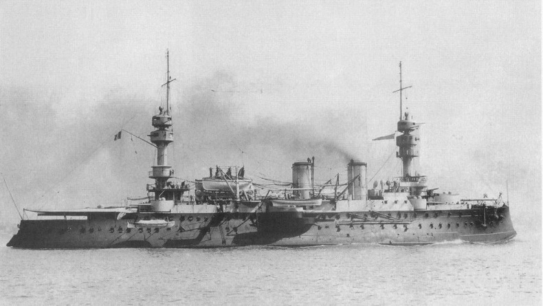 Иллюстрация к книге — Образцовые броненосцы Франции. Часть I. “Жорегибери”. 1891-1934 гг. [img_84.jpg]