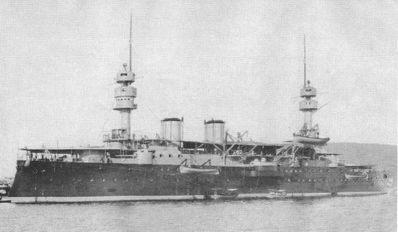 Иллюстрация к книге — Образцовые броненосцы Франции. Часть I. “Жорегибери”. 1891-1934 гг. [img_98.jpg]