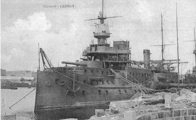 Иллюстрация к книге — Образцовые броненосцы Франции. Часть II. “Карно” (1891-1922) [img_101.jpg]