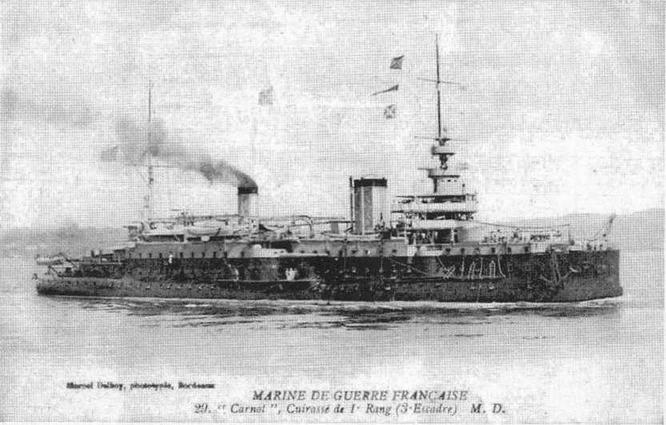 Иллюстрация к книге — Образцовые броненосцы Франции. Часть II. “Карно” (1891-1922) [img_78.jpg]
