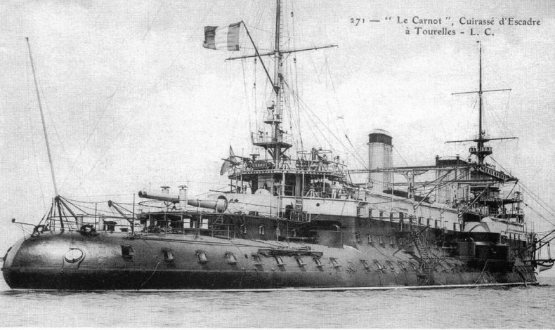 Иллюстрация к книге — Образцовые броненосцы Франции. Часть II. “Карно” (1891-1922) [img_88.jpg]