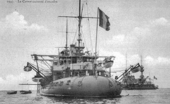 Иллюстрация к книге — Образцовые броненосцы Франции. Часть II. “Карно” (1891-1922) [img_90.jpg]