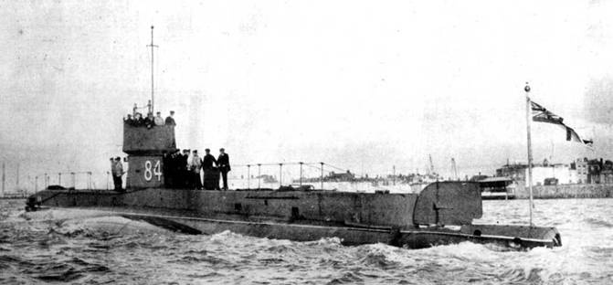 Иллюстрация к книге — Английские подводные лодки типа “Е” в первой мировой войне. 1914-1918 гг. [pic_25.jpg]