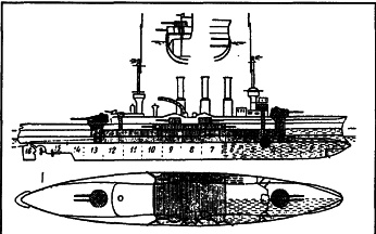 Иллюстрация к книге — Броненосные крейсера Германии. Часть I [i_045.jpg]