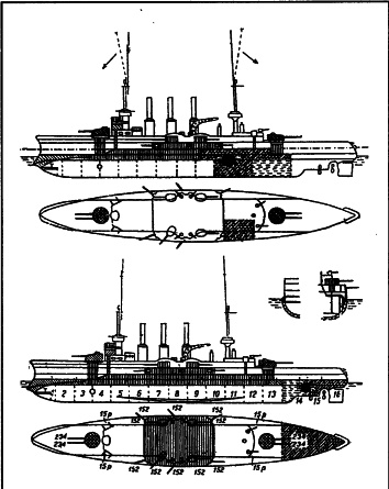 Иллюстрация к книге — Броненосные крейсера Германии. Часть I [i_049.jpg]