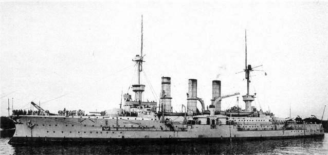 Иллюстрация к книге — Броненосные крейсера Германии. Часть I [i_100.jpg]