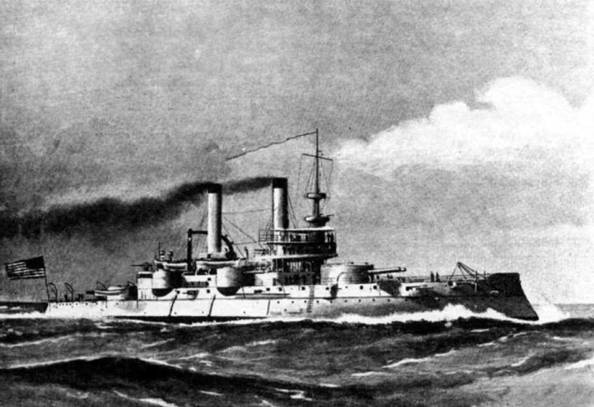 Иллюстрация к книге — Броненосцы Соединенных Штатов Америки "Мэн", "Техас", "Индиана", "Массачусетс", "Орегон" и "Айова" [pic_1.jpg]