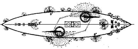 Иллюстрация к книге — Броненосцы Соединенных Штатов Америки "Мэн", "Техас", "Индиана", "Массачусетс", "Орегон" и "Айова" [pic_11.jpg]