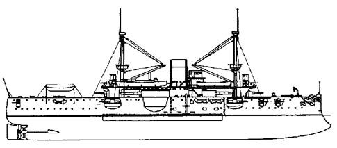 Иллюстрация к книге — Броненосцы Соединенных Штатов Америки "Мэн", "Техас", "Индиана", "Массачусетс", "Орегон" и "Айова" [pic_14.jpg]