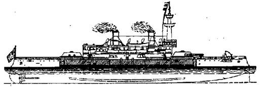 Иллюстрация к книге — Броненосцы Соединенных Штатов Америки "Мэн", "Техас", "Индиана", "Массачусетс", "Орегон" и "Айова" [pic_19.jpg]