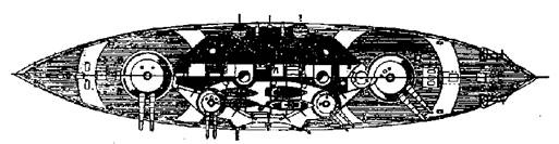 Иллюстрация к книге — Броненосцы Соединенных Штатов Америки "Мэн", "Техас", "Индиана", "Массачусетс", "Орегон" и "Айова" [pic_20.jpg]