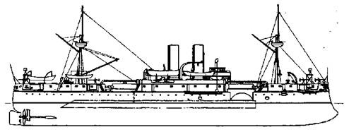 Иллюстрация к книге — Броненосцы Соединенных Штатов Америки "Мэн", "Техас", "Индиана", "Массачусетс", "Орегон" и "Айова" [pic_3.jpg]