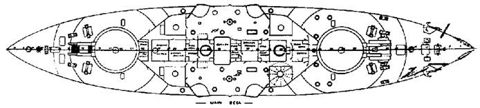 Иллюстрация к книге — Броненосцы Соединенных Штатов Америки "Мэн", "Техас", "Индиана", "Массачусетс", "Орегон" и "Айова" [pic_41.jpg]