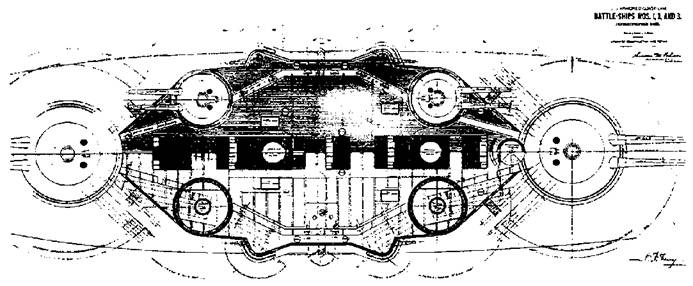 Иллюстрация к книге — Броненосцы Соединенных Штатов Америки "Мэн", "Техас", "Индиана", "Массачусетс", "Орегон" и "Айова" [pic_44.jpg]