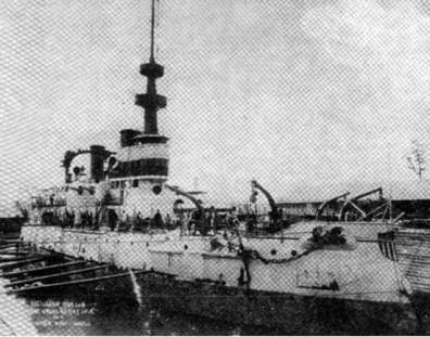 Иллюстрация к книге — Броненосцы Соединенных Штатов Америки "Мэн", "Техас", "Индиана", "Массачусетс", "Орегон" и "Айова" [pic_46.jpg]